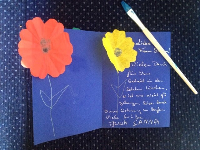 Seidenpapierblumen