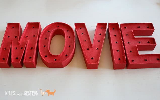 Vintage Marquee Buchstaben DIY