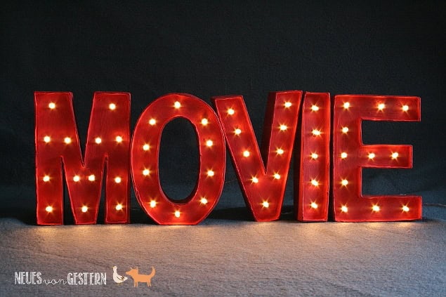 Vintage Marquee Buchstaben DIY