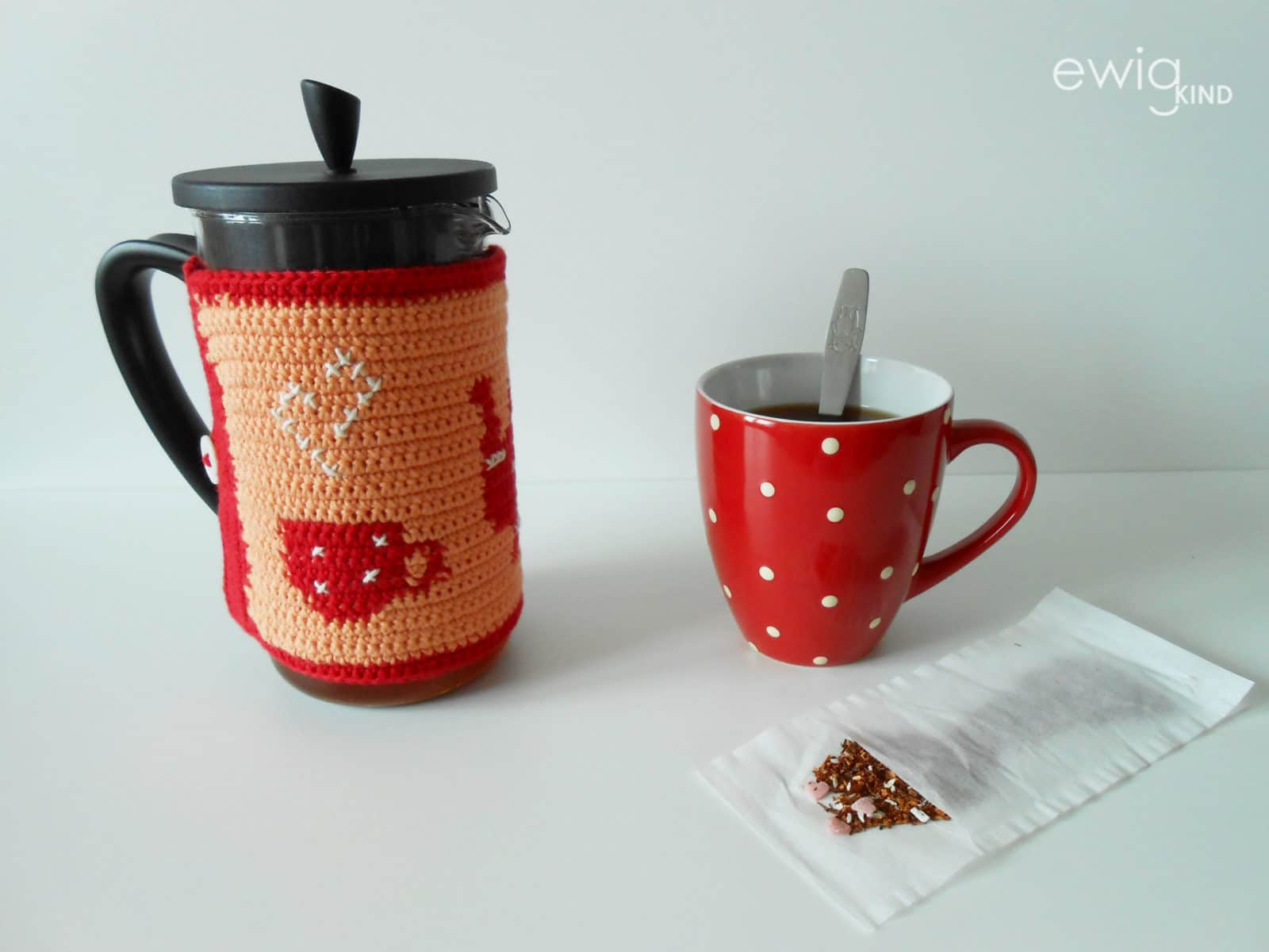 Tapestry Crochet Teekannenwärmer