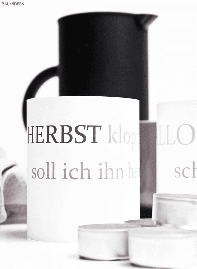 Herbstlicht (mit Vorlage zum Ausdrucken)