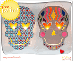 DIY Laterne Sugar Skull