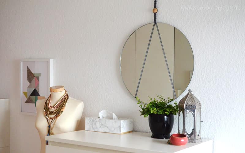 DIY Wandspiegel á la „hank mirror“