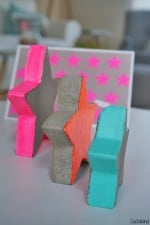 Neonsterne aus Beton