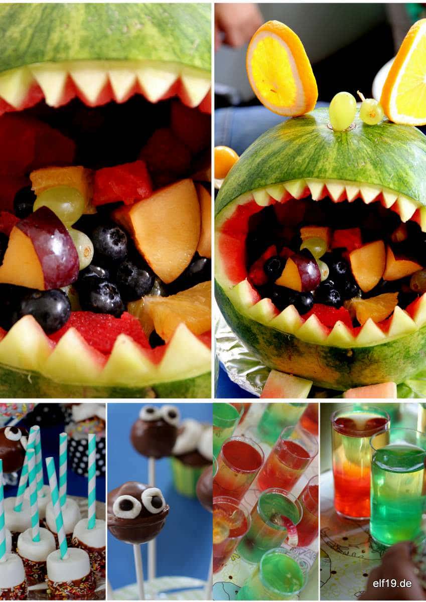 Monster-Obstsalat – perfekt für den nächsten Kindergeburtstag!