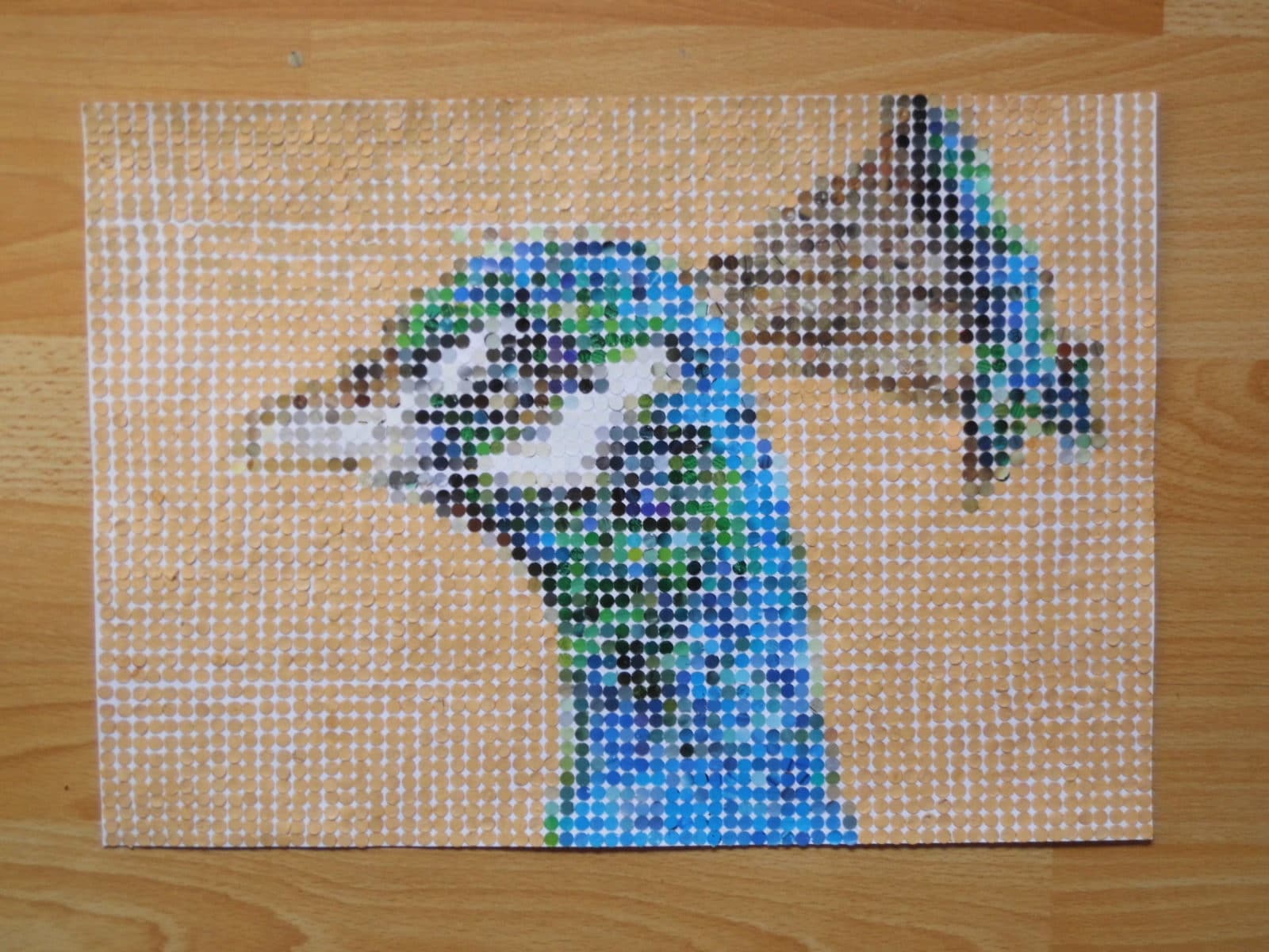 Der gepunktete Pfau