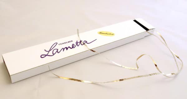 Handgearbeitetes Feinsilber-Lametta