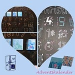 leuchtender Adventskalender fürs Fenster