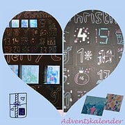 leuchtender Adventskalender fürs Fenster