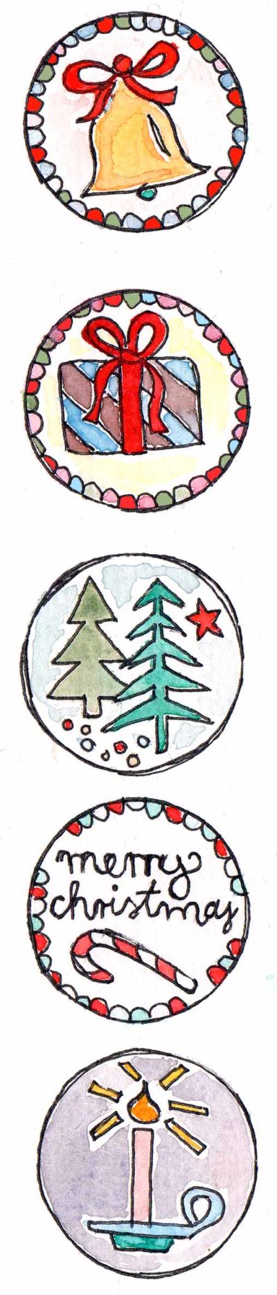 FREEBIE: Geschenkanhänger für Weihnachten