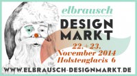 Kommt zum elbrausch-Designmarkt am 22.+23.11!