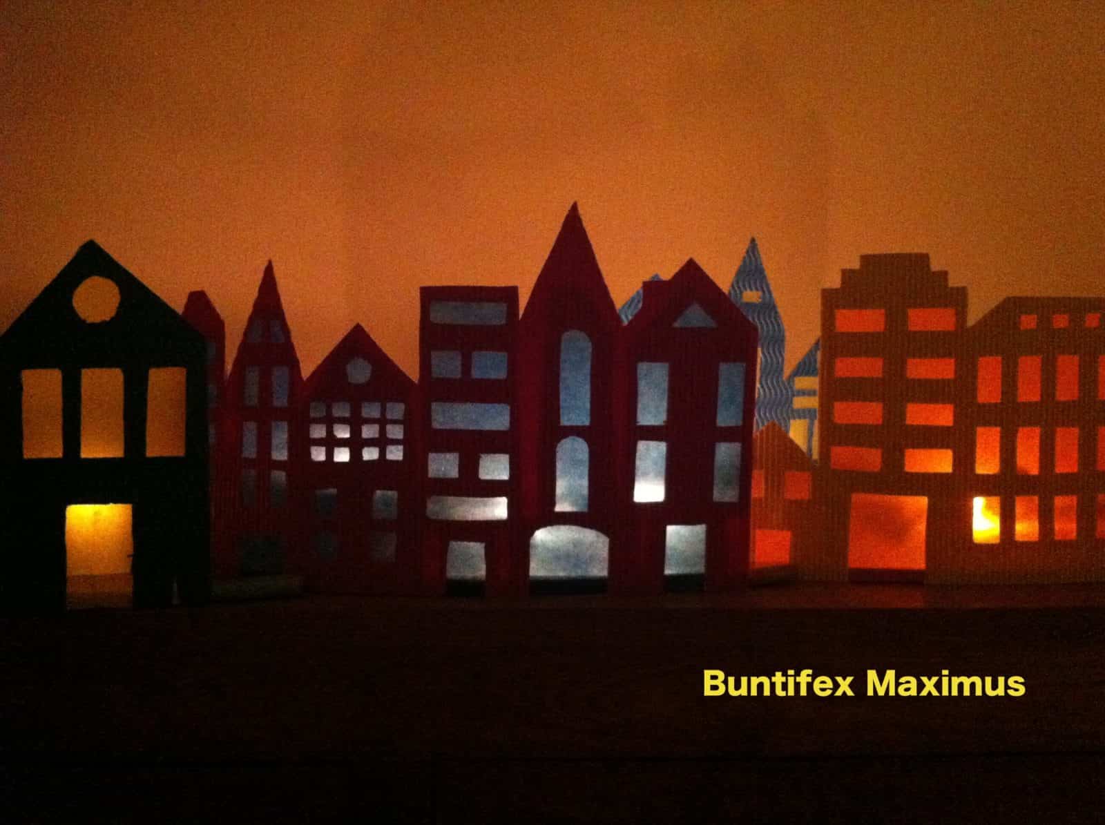 Bunte Lichterstadt