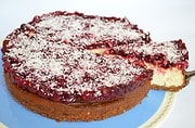 Süße Pause: Fluffiger Käsekuchen mit Cranberries