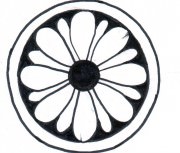 Kreatives handgefertigtes Zitrus-Design mit Blütenmuster, ideal für handgemachte Dekorationen und kreative Projekte bei HANDMADE Kultur.