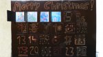 leuchtender Adventskalender fürs Fenster