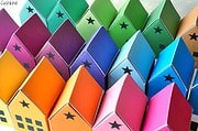 DIY-Adventskalender: Pantone-Häuschen