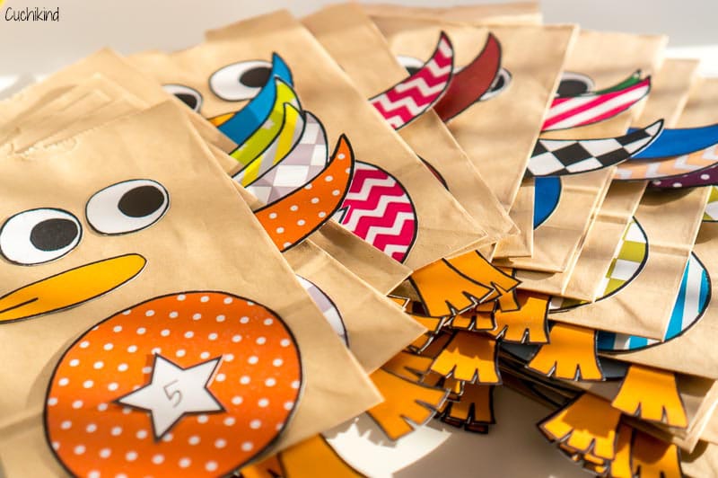 DIY-Pinguin-Adventskalender