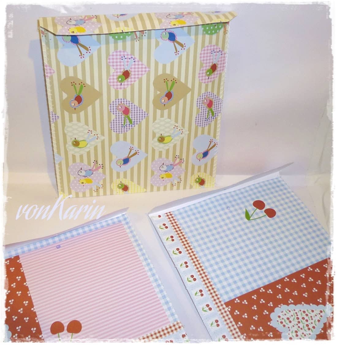 Versandtaschen aus hübschem Papier