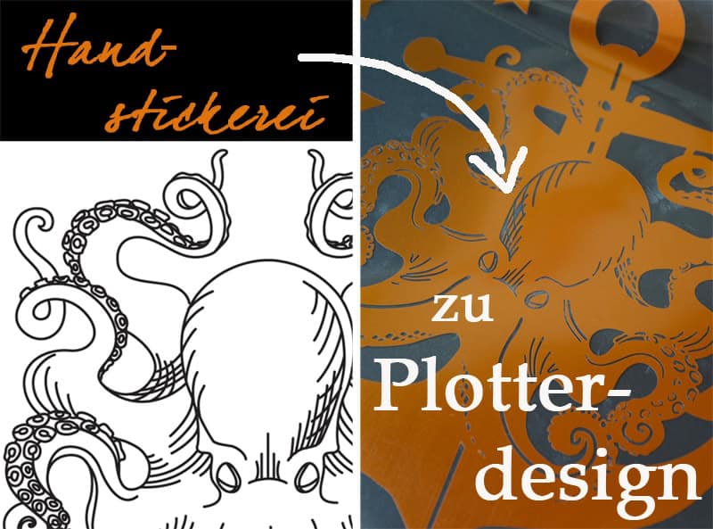 Von der Handstickdatei zum Bügelbild: Plotterliebe für Abenteuerlustige.