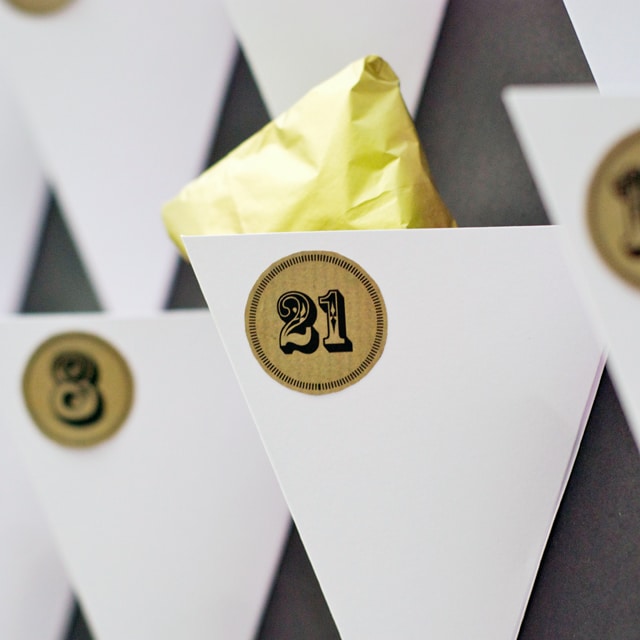 Geometrischer Adventskalender