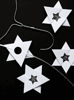 Adventskalender Sterne (mit Faltanleitung)