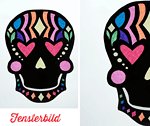 DIY Laterne Sugar Skull