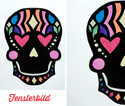 DIY Laterne Sugar Skull