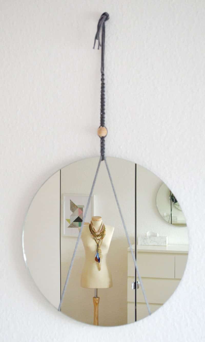 DIY Wandspiegel á la „hank mirror“