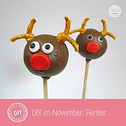 DIY Rentier Cake Pops