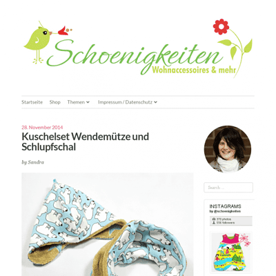 Schoenigkeiten Blog - nähen, DIY, Familie und mehr