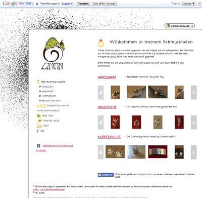 DER SCHMUCKLADEN - Lintin - Unikatschmuck aus Berlin