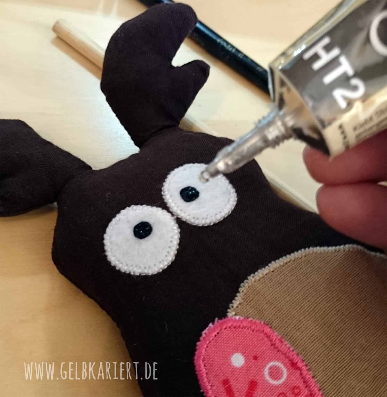 Nähanleitung für ein Mini-Rentier