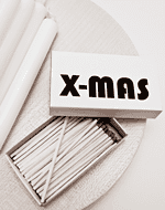 Streichholzschachteln mit weihnachtlichen Papier kaschieren