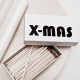 Streichholzschachteln mit weihnachtlichen Papier kaschieren