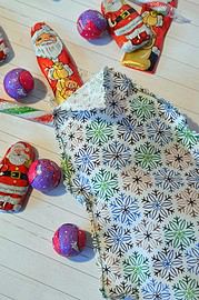 Nikolaus- Beutel im Tannebaum- Look