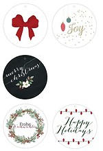 Freebie Anhänger zum Ausdrucken für Weihnachtsgeschenke