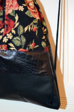 Gobelin und Leder: Turnbeutel im edlen Look