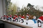 Weihnachtspinguin zum Befüllen