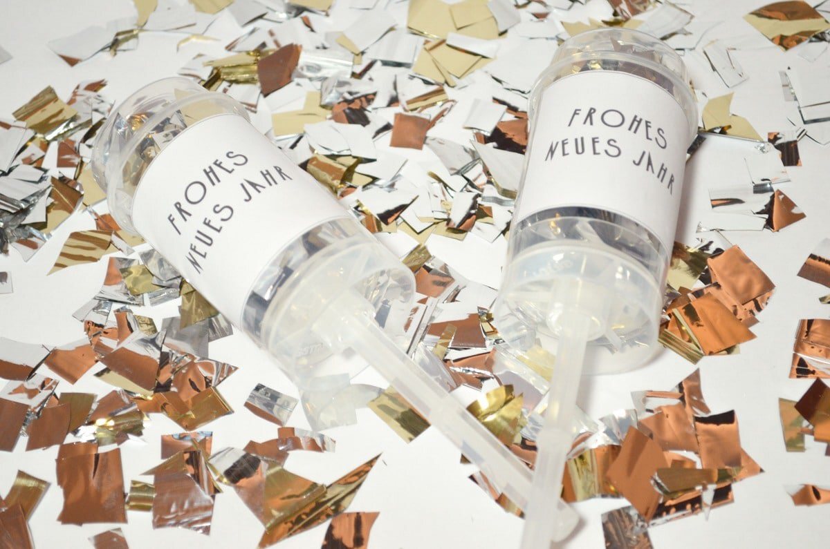 Happy new year mit DIY-Konfetti-Poppers