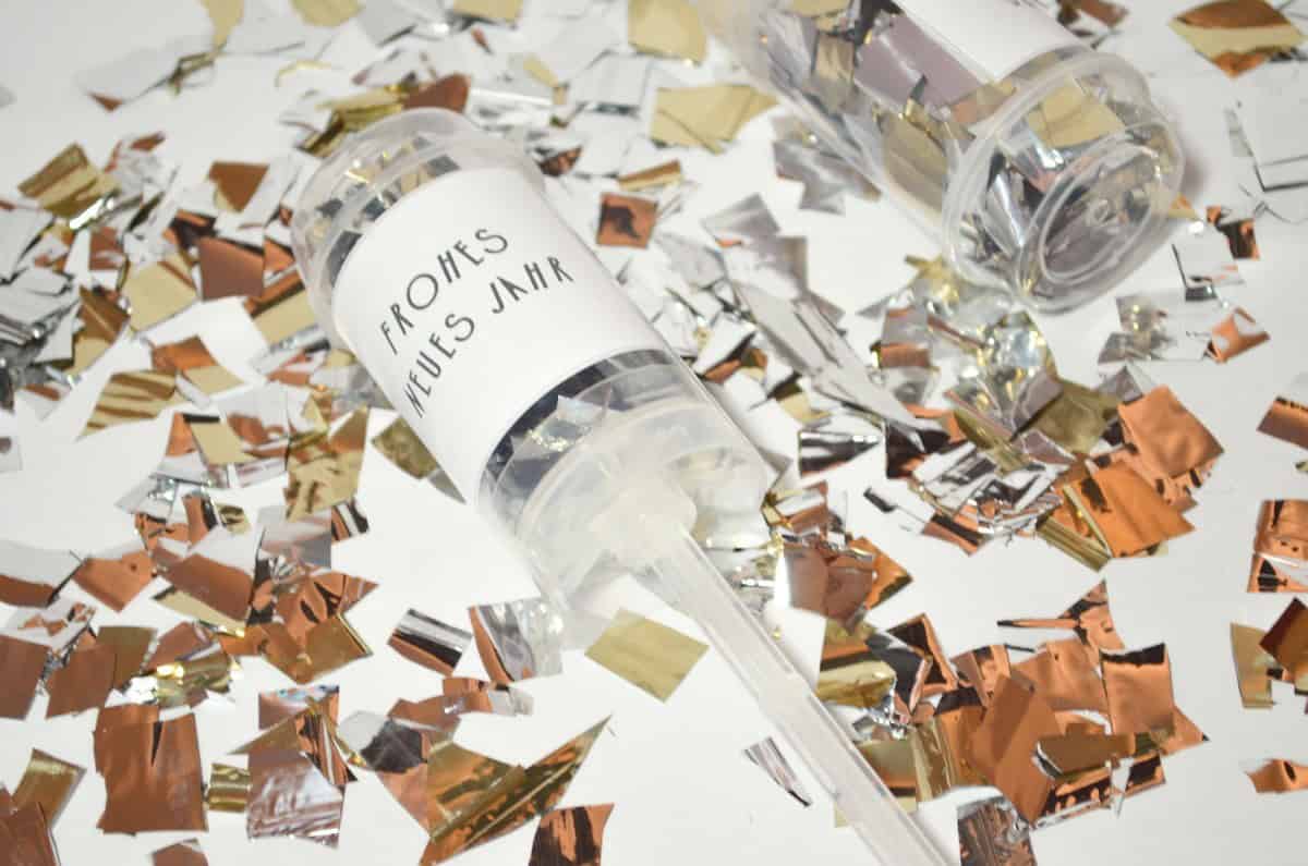Happy new year mit DIY-Konfetti-Poppers