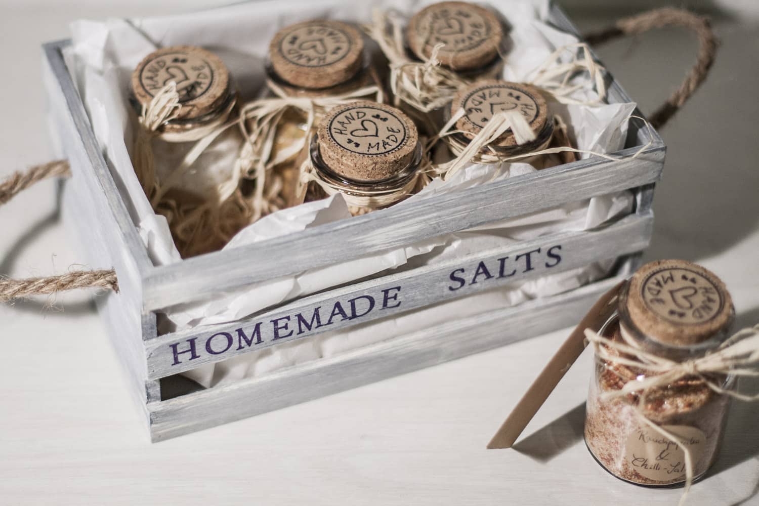 Homemade flavoured Salts