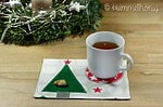 Weihnachtlicher Mug Rug