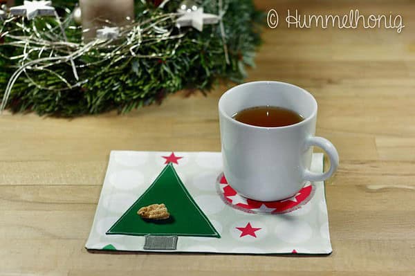 Weihnachtlicher Mug Rug