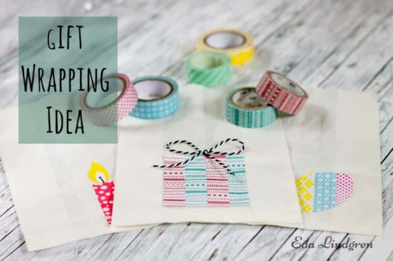 Geschenke verpacken mit Masking Tape