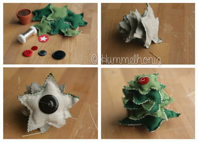 Weihnachtsbäumchen nähen