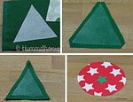 Weihnachtlicher Mug Rug