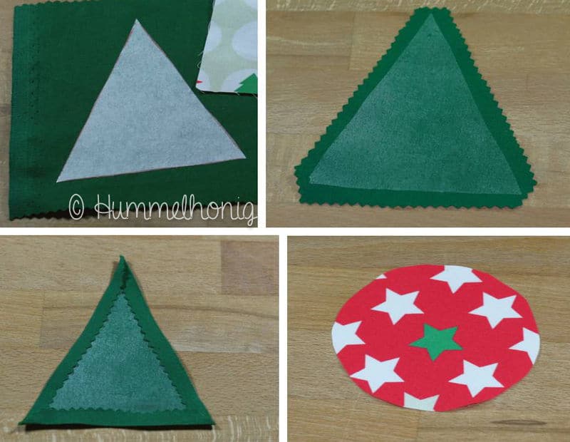Weihnachtlicher Mug Rug