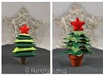 Weihnachtsbäumchen nähen