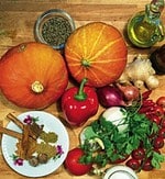Fünf Gänge Silvester: 3. Erotisches Kürbiscurry mit Kokosmilch