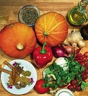 Fünf Gänge Silvester: 3. Erotisches Kürbiscurry mit Kokosmilch